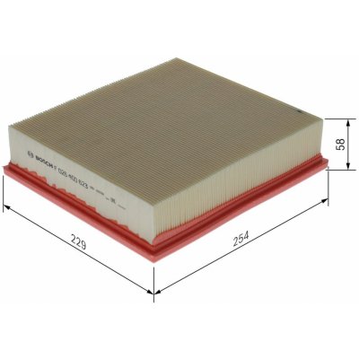 Vzduchový filtr BOSCH F 026 400 623 – Zboží Mobilmania