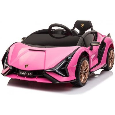 Dětské elektrické auto Lamborghini Sian růžová