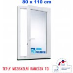 ERKADO 80 x 110 cm bílé otevíravé i sklopné pravé – Hledejceny.cz