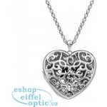 Hot Diamonds Přívěsek Large Heart Filigree Locket DP669 – Zboží Mobilmania