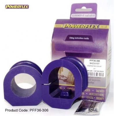 Powerflex Silentbloky Mazda RX-7 Gen 3/4 92-02 Power Steering Rack Mount Kit 6 | Zboží Auto