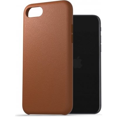 AlzaGuard Genuine Leather Case iPhone 7 / 8 / SE 2020 / SE 2022 sedlově hnědé
