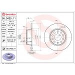 Brzdový kotouč BREMBO 08.D425.11 | Zboží Auto