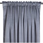 Hotový závěs ZIENNA ESSENTIALS zatemňovací tmavě šedý - na pásce 886244 – Sleviste.cz