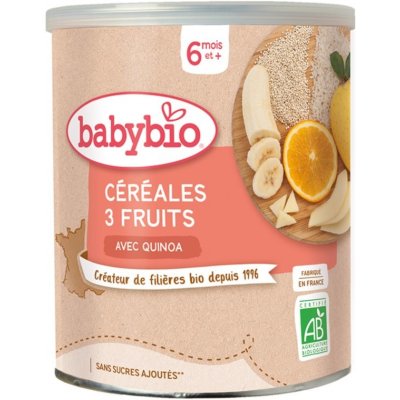 Babybio Ovocná banán pomeranč jablko 220 g – Zboží Dáma