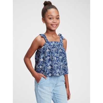 GAP dětský top floral modrá – Zboží Dáma