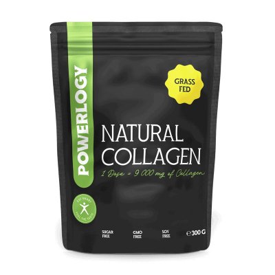 Powerlogy Vanilla Collagen hydrolyzovaný kolagen hovězí Vanilla 300 g – Hledejceny.cz