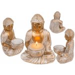 Popron.cz Dekorace, Buddha, s držákem na čajovou svíčku – Zboží Mobilmania