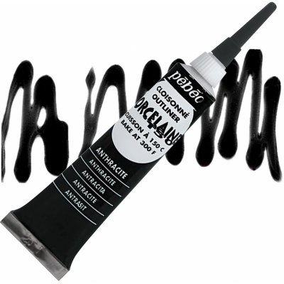 Pébéo Porcelaine 150 kontura 20 ml černá – Sleviste.cz