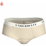 Underbelly menstruační kalhotky LOWEE šampaň bílá z polyamidu Pro velmi slabou menstruaci – Zboží Dáma