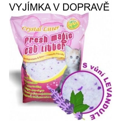 Crystal Cat Silica Gel Levandule 10 l – Zboží Dáma