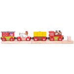 Hop Bigjigs Rail Vláček farma + 3 koleje – Sleviste.cz
