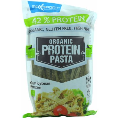 MaxSport Organic Protein Pasta Fettuccine ze zelené sóji 200 g – Zboží Dáma