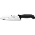KOLIMAX Kuchyňský nůž JERO SANTOKU 18 cm/44 mm, rukojeť z černého elastomeru – Hledejceny.cz