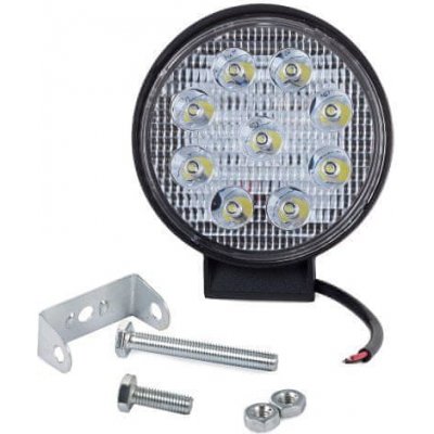 Verk 12248 Pracovní světlo kulaté 9 LED, 27W – Zboží Mobilmania