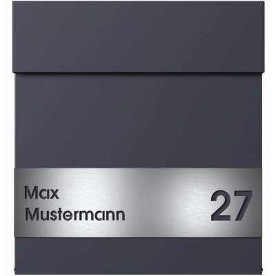 Max Knobloch Luxusní poštovní schránka KNOBLOCH MAILBOX 11 Barva: Antracitová – Zbozi.Blesk.cz