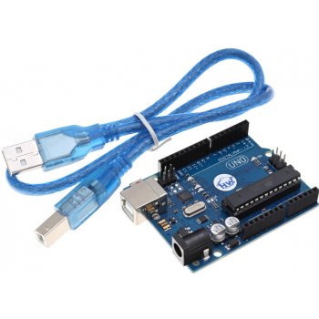 HWKITCHEN Precizní klon Arduino UNO R3 + USB kabel HW396