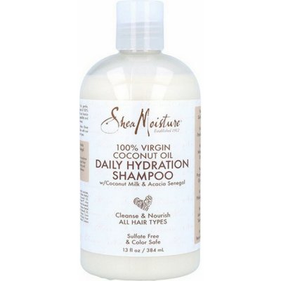 Shea Moisture 100% Virgin Coconut Oil Daily Hydration Shampoo 384 ml – Zbozi.Blesk.cz