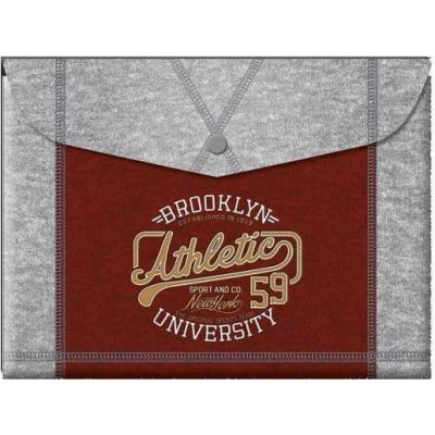 ARGUS Plastová obálka s drukem A5 Brooklyn University 16470258 – Zbozi.Blesk.cz