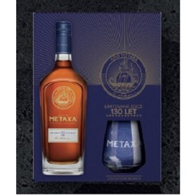 Metaxa 12* 40% 0,7 l (kazeta 2 sklenice) – Hledejceny.cz