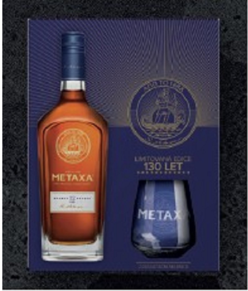 Metaxa 12* 40% 0,7 l (kazeta 2 sklenice)