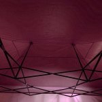 Aga Prodejní stánek bez bočnic 3 x 4,5 m tmavě červený STK22248 – Zboží Mobilmania