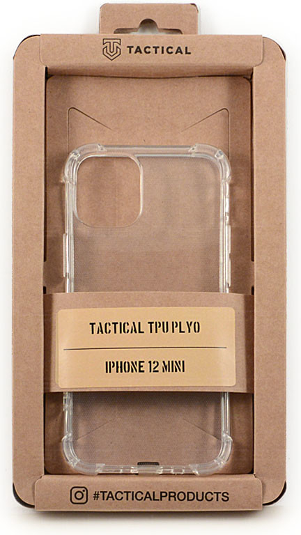 Pouzdro Tactical PLYO Apple iPhone 12 Mini čiré