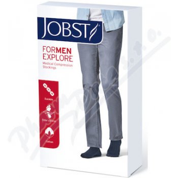 Jobst Kompresní lýtkové punčochy for Men Běžná délka se špicí černá