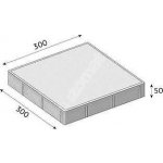CS Beton Formela I 30 x 30 x 5 cm šedá 1 ks – HobbyKompas.cz