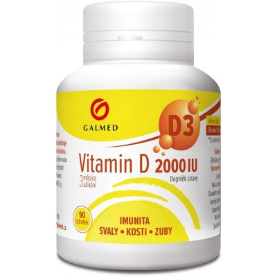 Galmed vitamín D3 2000 IU 90 tobolek – Hledejceny.cz