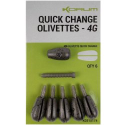 Korum Rychlovýměnná Zátěž Quick Change Olivettes 4g
