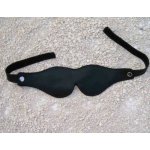 Kožené klapky na oči podšité filcem – Sleviste.cz