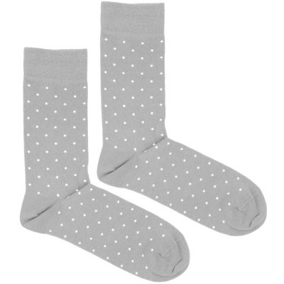 Bubibubi ponožky s puntíky Světlešedé