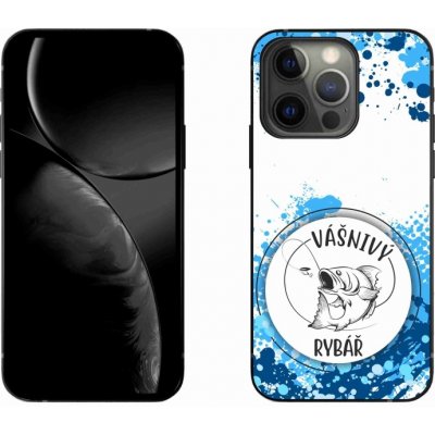 mmCase na iPhone 13 Pro 6.1 - vášnivý rybář bílé pozadí – Zboží Mobilmania