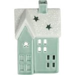 Retlux RXL 502 Porcelánový domek na svíčku zelený 11,1 cm – Sleviste.cz