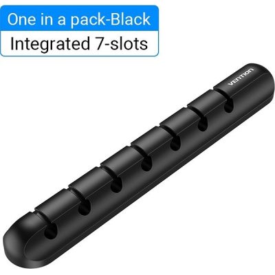 Vention KBSB0 organizér kabelů Univerzální Držák na kabely Černá 1 ks – Sleviste.cz