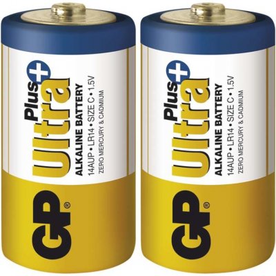 GP Ultra Plus Alkaline C 2ks 1017312000 – Zboží Mobilmania