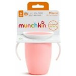 Munchkin Juniorský netekoucí hrneček 360°s oušky růžový 207 ml – Zboží Dáma