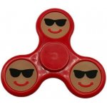 Antistresový Fidget Spinner Emoji červený – Zboží Mobilmania