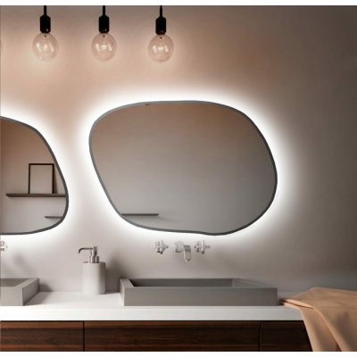 Baltica Design Bright Stain 100x71 cm stříbrná 5904107921167 – Hledejceny.cz