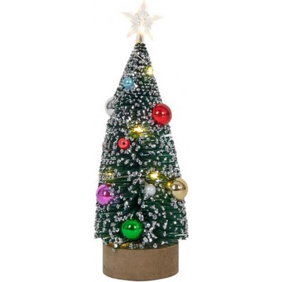 Hit Vánoční dekorace stromek s 10 LED, 22 cm – Hledejceny.cz
