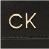 Kabelka Calvin Klein kabelka Re-Lock Trifold Sm W/Strap K60K611010 Černá
