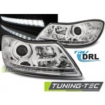 Přední světla s LED denními světly Škoda Octavia II 09-12 chrom | Zboží Auto
