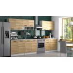 FRONTI Kuchyňská linka DAGA II 320 cm Dub artisan – Zboží Dáma