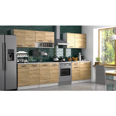 FRONTI Kuchyňská linka DAGA II 320 cm Dub artisan – Zboží Dáma