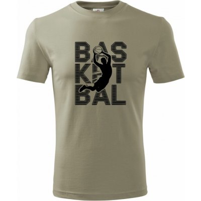 Shadow basketbal černý potisk tričko – Hledejceny.cz