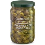 Zelené olivy plněné mandlí 1600 g – Zboží Dáma