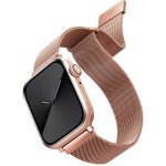UNIQ řemínek Dante Apple Watch Series 4 Mesh Steel 40mm růžovo/zlatá UNIQ-40MM-DANRGD – Sleviste.cz