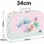 OxyBag Kufřík lamino Flowers 34 cm – Zbozi.Blesk.cz