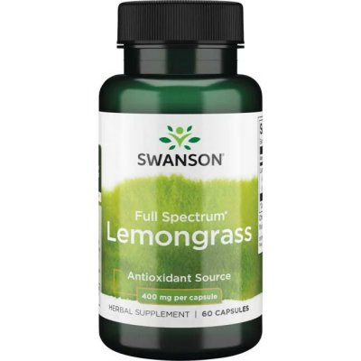 Swanson Full Spectrum Lemongrass 60 kapslí 400 mg – Hledejceny.cz